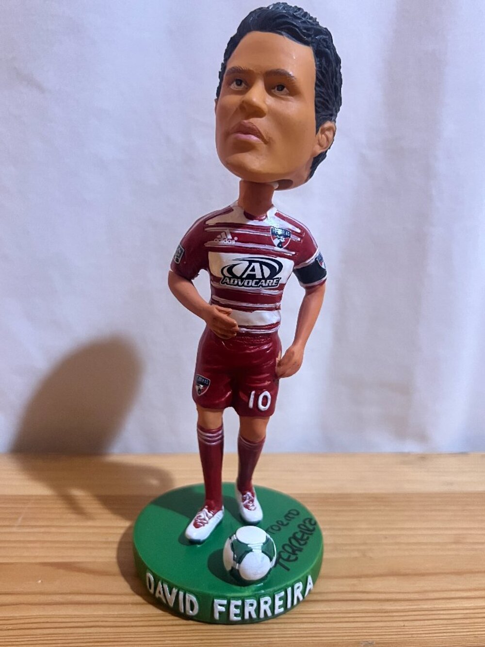 2013 FC Dallas Advocare MLS Soccer David Ferreira Bobblehead Figure Used Damaged